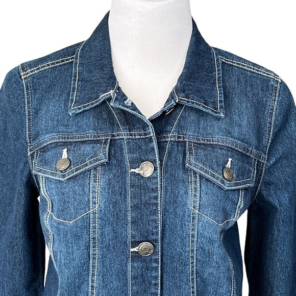 Nine West Vintage America Collection Blue Denim Jacket Size Small - Picture 5 of 15